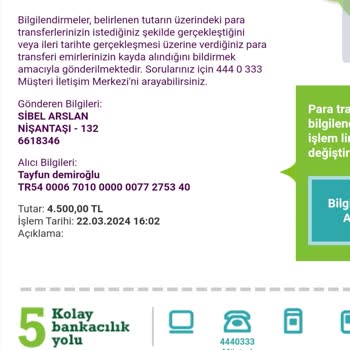 Garanti BBVA Getir Adı Altında Para Çekme