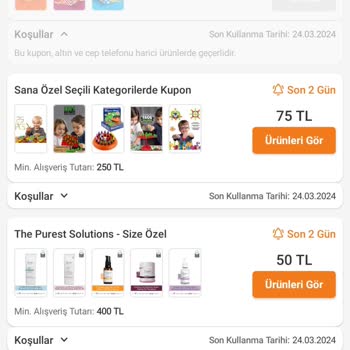 Trendyol'un Kuponu Kullandırmaması