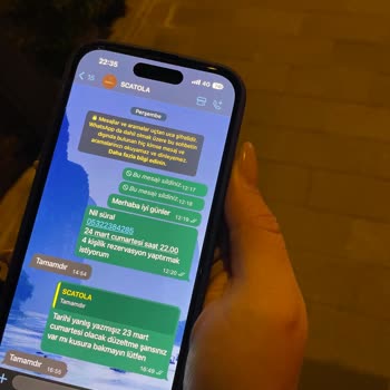 Scatola Bar Rezervasyona Rağmen Kapıda Kaldık!