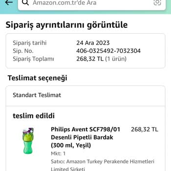 PHILIPS Ev Aletleri Philips Avent SCF798/01 Yeşil Renk Suluk Pis Plastik Kokusu Hakkında