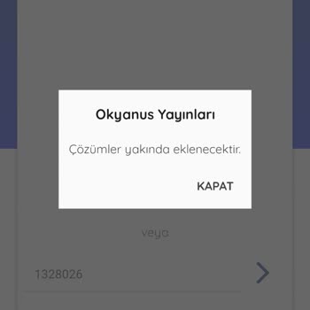 Okyanus Yayıncılık TYT Deneme Sınavı Cevap Anahtarı Eksikliği
