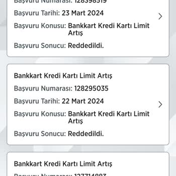 Ziraat Bankası Kredi Kartı Limit Arttırma