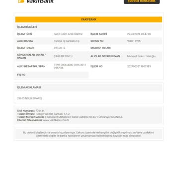 Ekosepetim.com.tr Adresi Sahte Bir Firma