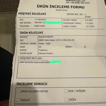 Hatemoğlu Forum Çamlık Denizli Şubesi İnceleme Reddi İle Mağduriyet