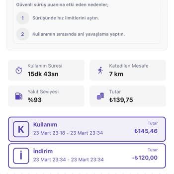 GetirAraç Fazladan Para Çekildi