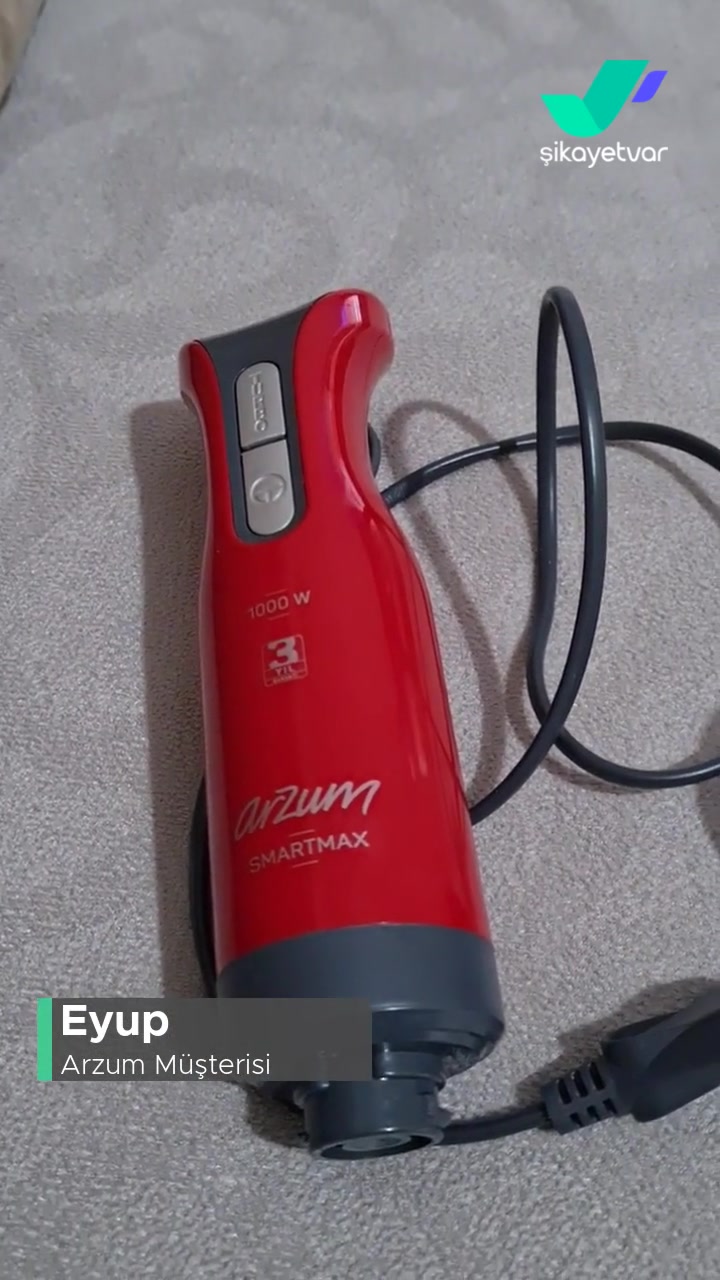 Arzum El Blenderi Arızası videonun kapak resmi