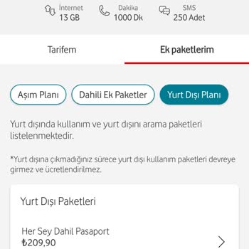 Vodafone Onay Almadan Her Şey Dahil Pasaport Tarifesi Tanımladı
