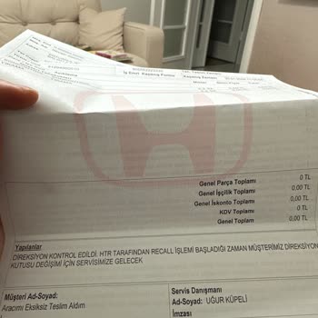 Honda Civic Direksiyon Kutusu Arızası