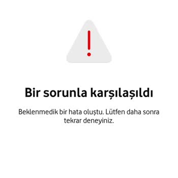 Vodafone Yanımda Uygulaması Yetersizliği