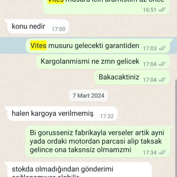 Abaylar Grup Vites Müşürü Bekleyişi Ve Servis Sorunu