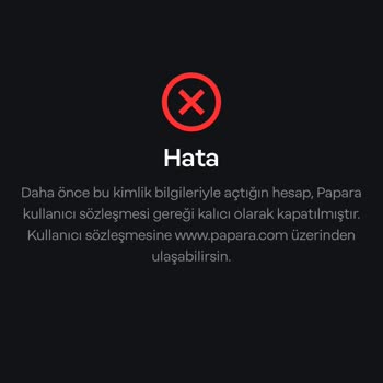 Papara Giriş Yapamama Ve Hesap Onayı Sorunu