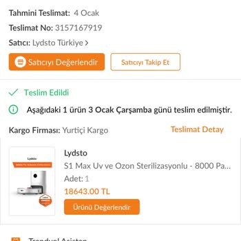 Lydsto Hiçbir Faydasını Göremedim