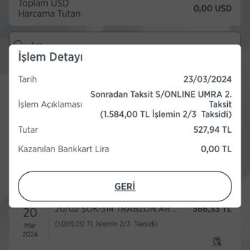 Ziraat Bankası Taksitli Geri Ödeme