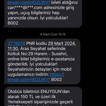 Enuygun.com Biletimin İzinsiz İptali Ve Müşteri Hizmetlerinin İlgisizliği