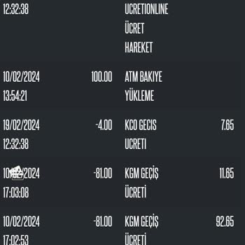 PTT HGS Haksiz Yere Hesap Bakiyesinden Para Kesintisi