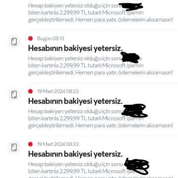 Microsoft 365 Kartımdan Üyelik İptaline Rağmen Para Çekmeye Çalışıyor