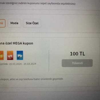 Trendyol (sözde) Bana Özel Kupon Verip Başkalarına Kullandırıyor