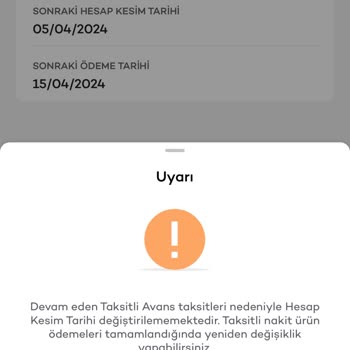 Akbank Ekstre Kesim Tarihi Problemi