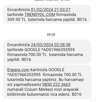 Enpara Hesabımdan İzinsiz Para Çekildi!
