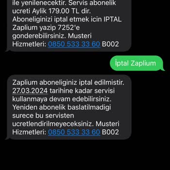 Zaplium İzinsiz Abonelik Ve Geri Ödeme Talebi