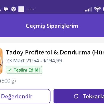 Getir Den Şikayet Ciyim