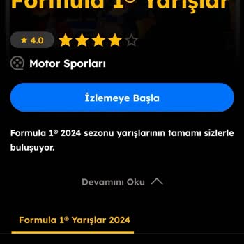 Tod TV F1 Yarışı Keyfimi Mahvetti