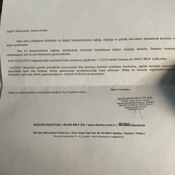 Skechers Ürününün Peşinde Değil Ve Bizi Mağdur Ediyor