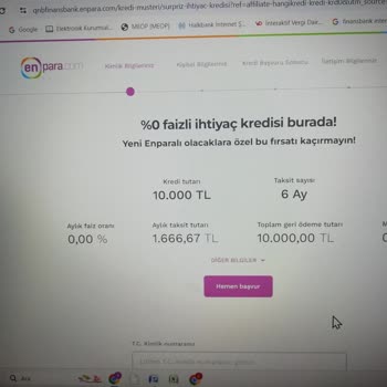 Enpara Yanıltıcı Bilgi Vererek Müşteri Kazanıyorlar.