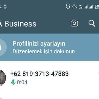 WhatsApp Endonezya' Ya Ait Bilinmeyen Bir Numaradan Sesli Mesaj