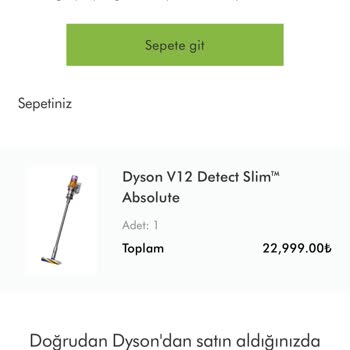 Dyson Ödemeyi Alıp Siparişi Bulamıyor