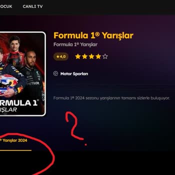 Tod TV Formula1 Tekrarları Yok