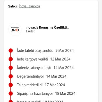 Vodafone Her Şey Yanımda Satıcıyla İletişime Geçmemize İzin Vermiyor