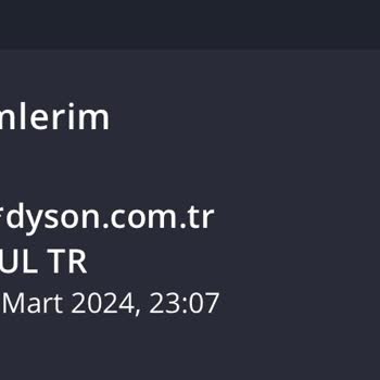 Dyson Web Sitesi Ödeme Adımında Sorun