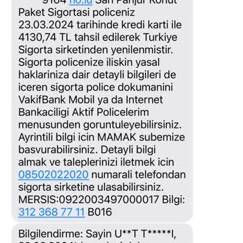 İzinsiz Kesilen VakıfBank Sarı Panjur Konut Sigortası