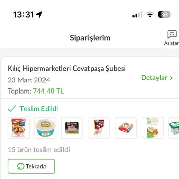 Trendyol Hızlı Market Son Kullanma Tarihi Geçmiş Ürünler Satılan Kılıç Market