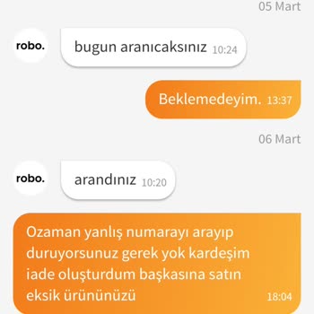 Robo Mini Katlanır Çamaşır Makinesi Eksik Ürün Sorunu
