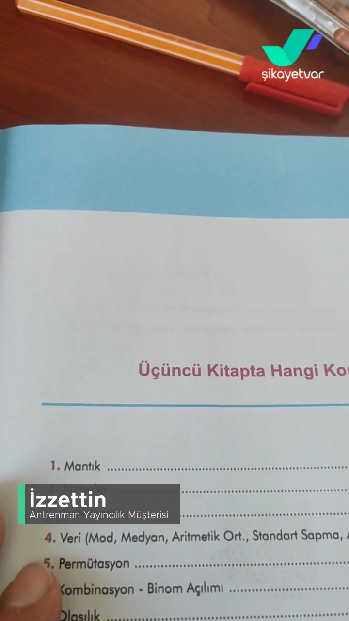 Antrenman Yayıncılık Soru Çözümlerinin Eksikliği (4 Test Eksik) videonun kapak resmi