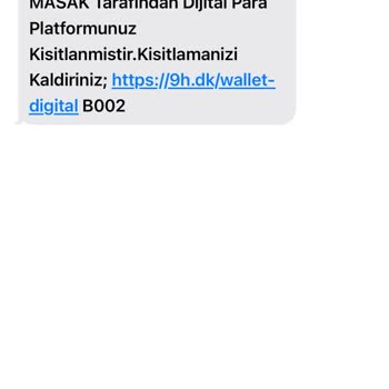 Binance MASAK Hesap Kısıtlama Mesajı