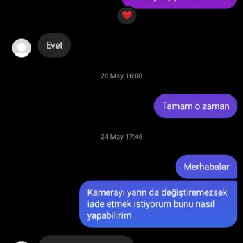 serbestbolge Daha Eski Model Kamera Gönderip Değişim Yapmıyorlar