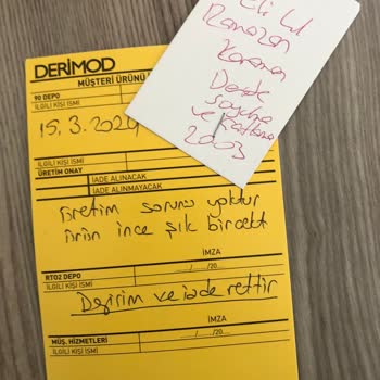 Derimod Deri Ceketimin Hasarı