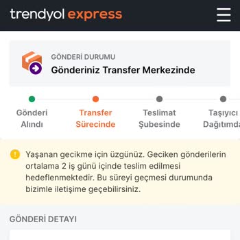 Trendyol Express Kargom Teslim Edilmiyor