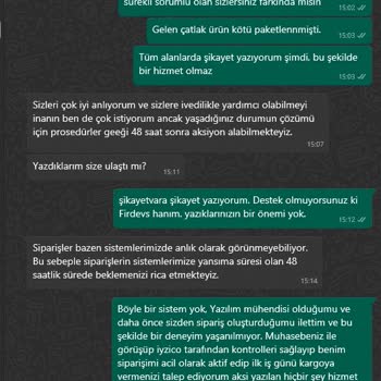 Dyson Kalitesiz Hizmet Ve Online Sipariş Arızaları