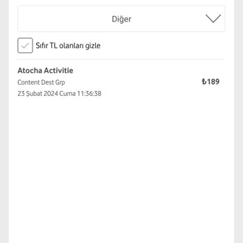Atocha Activitie Para İade Ve İzinsiz Üyelik İptali Acil
