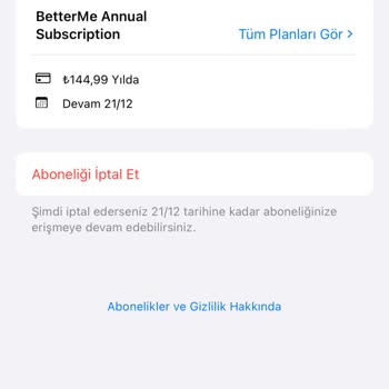 Betterme Giriş Yapamama Sorunu