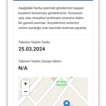 AGT Kurye (aynigunteslim.com) Kargom Mevcut Konumda Tavaf Ediyor!
