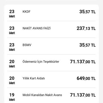 VakıfBank Yanlışlıkla Çekilen Nakit Avans Faizlendirme Ücretlendirme Vs Vs