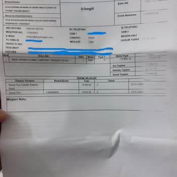 Lova Yatak 120 Gün İçinde Değişim Yalanı