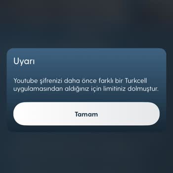 Turkcell Tarifeye Ek 3 Ay Youtube.com Premium Paket Kullanamama Sorunu