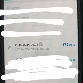 Exxen'in İzinsiz Para Çekmesi
