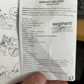 Rampage Oyuncu Koltuğu Amortisör Sorunu